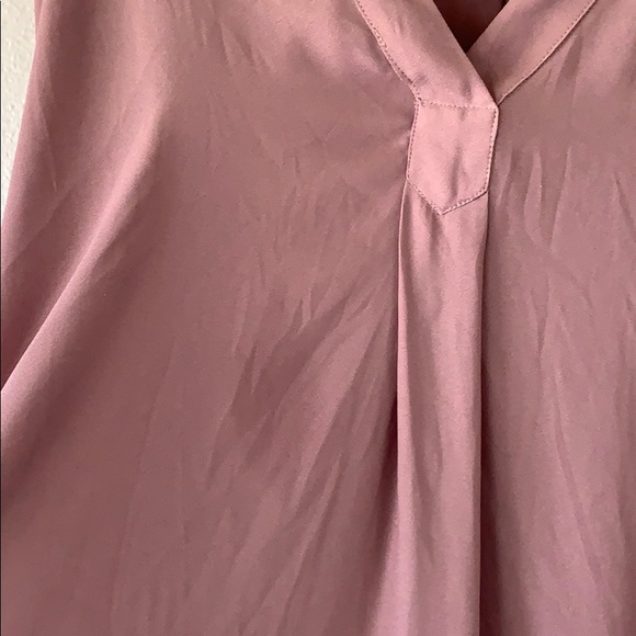 Long-sleeve v-neck blouse - Picture 4 of 4